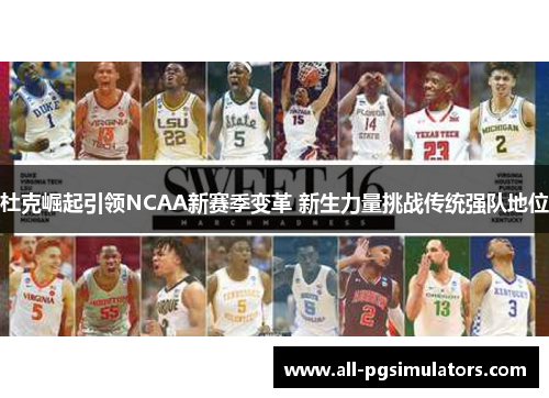 杜克崛起引领NCAA新赛季变革 新生力量挑战传统强队地位 杜克崛起引领NCAA新赛季变革 新生力量挑战传统强队地位
